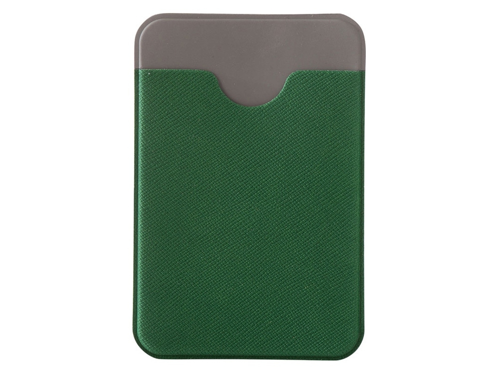 Картхолдер с креплением на телефон «Favor», зеленый, кожзам