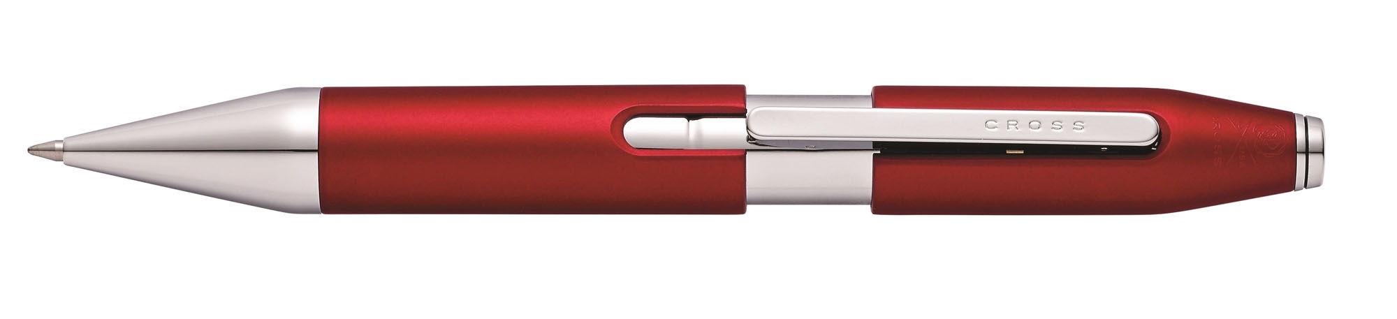 Ручка-роллер Cross X, цвет - красный, красный, латунь