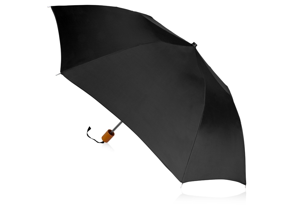 Зонт складной «Oho», черный, полиэстер
