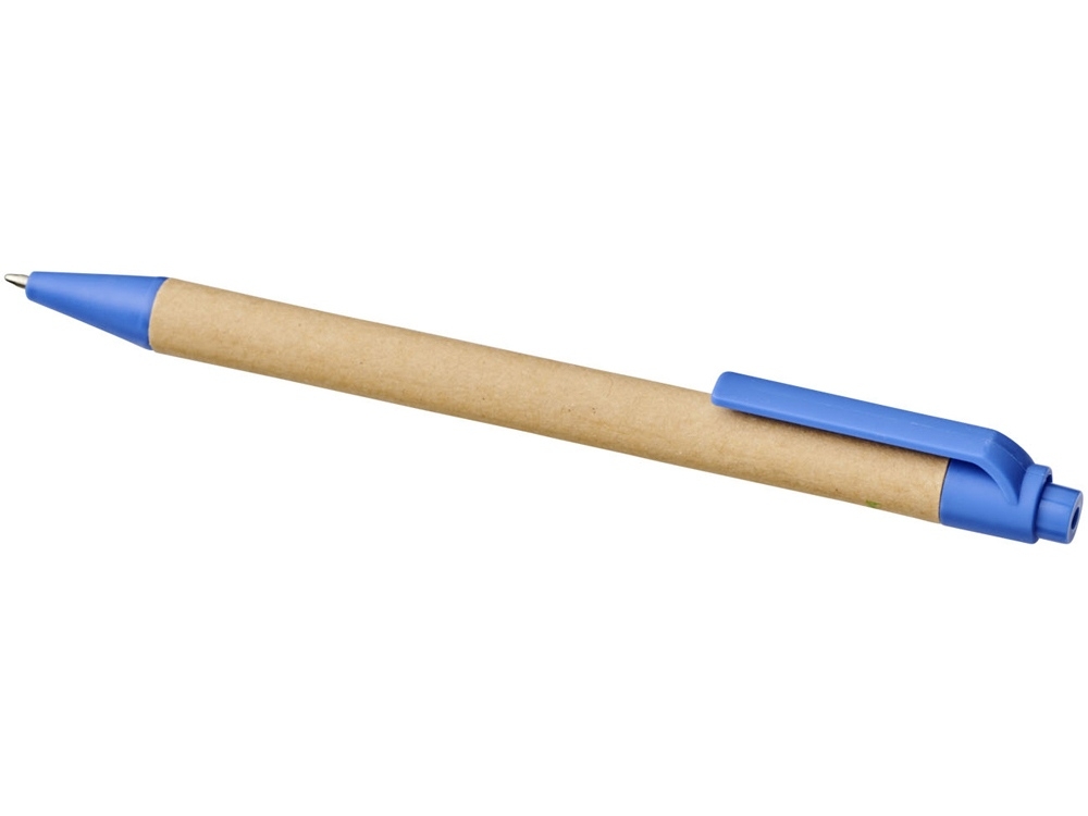 Ручка шариковая «Berk», синий, натуральный, пластик, картон