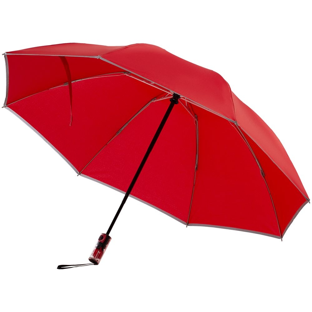 Зонт наоборот складной Futurum, красный, красный
