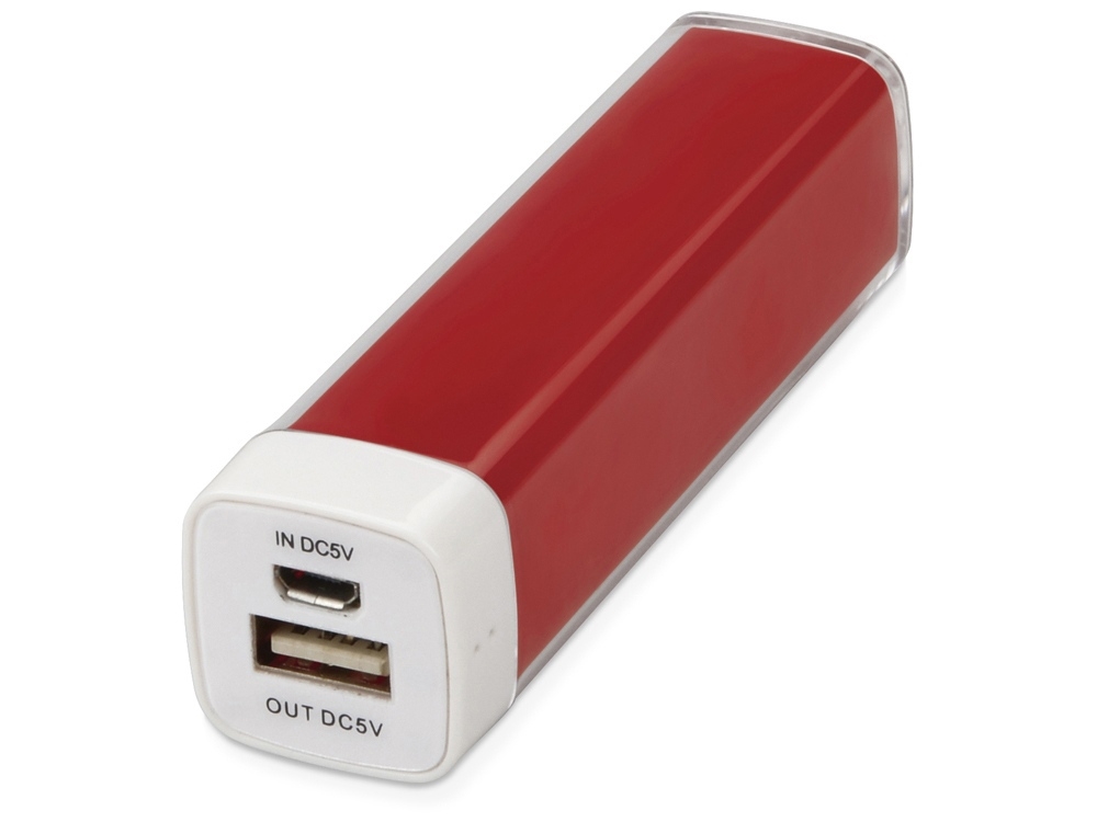 Подарочный набор On-the-go с флешкой, ручкой и зарядным устройством, красный, soft touch