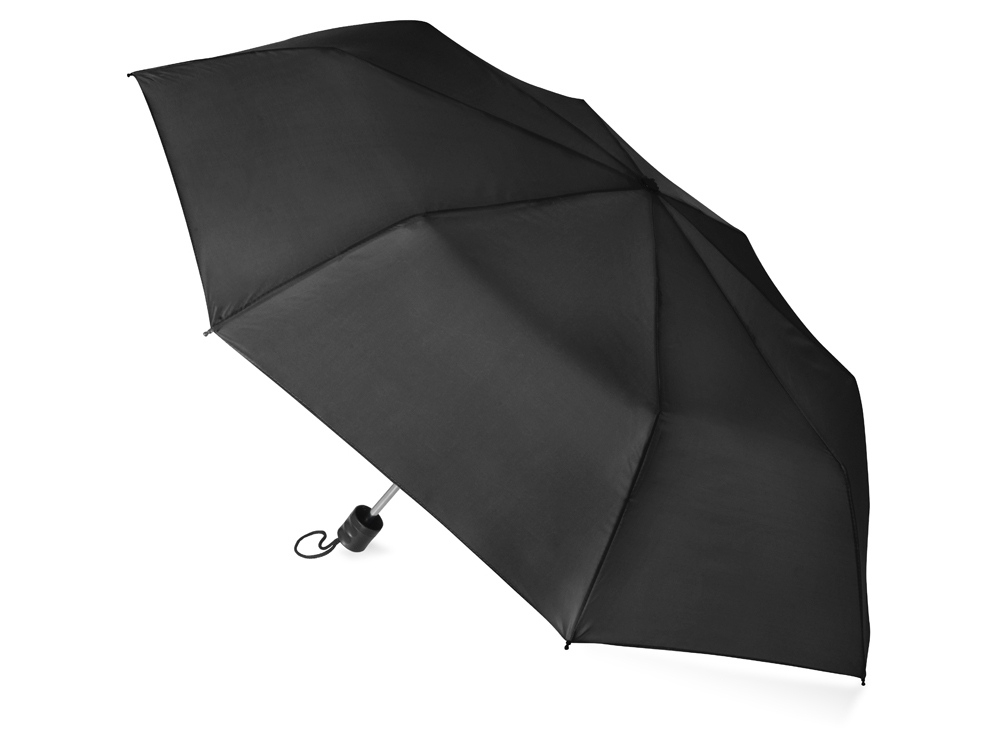 Зонт складной «Columbus», черный, полиэстер