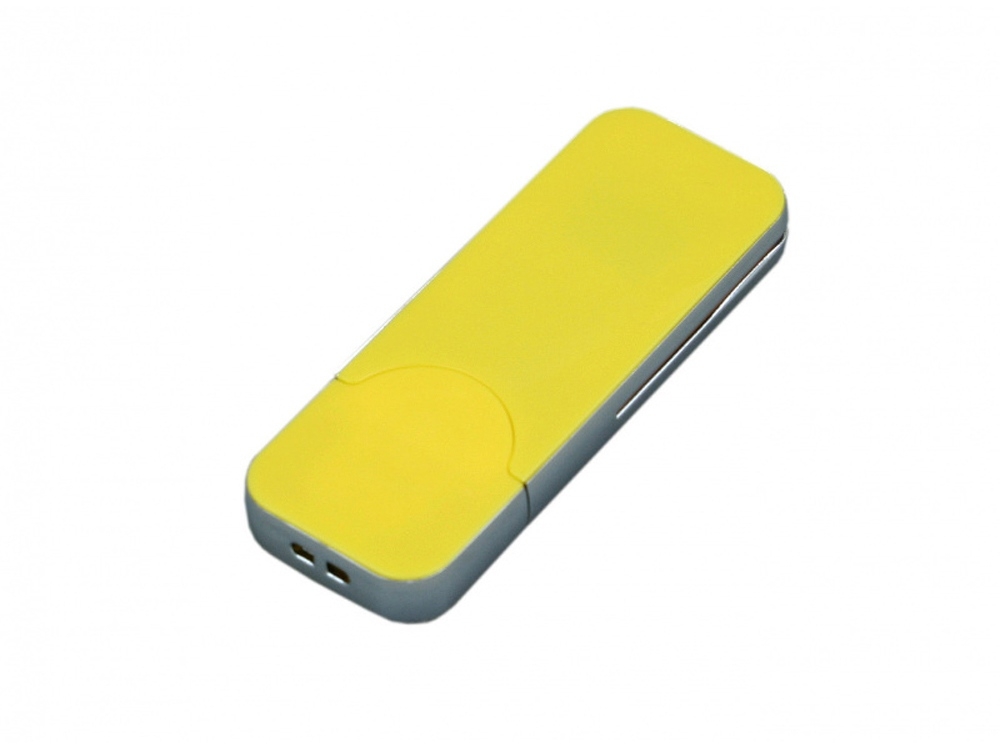 USB 2.0- флешка на 64 Гб в стиле I-phone, желтый, пластик