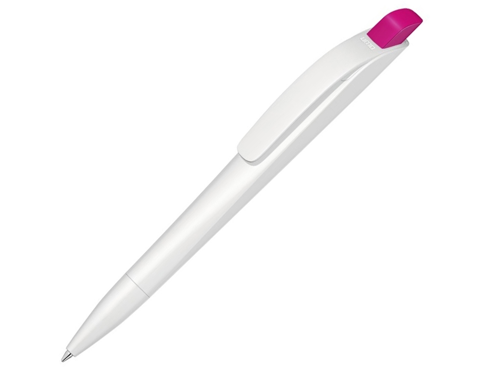 Ручка шариковая пластиковая «Stream», белый, розовый, пластик