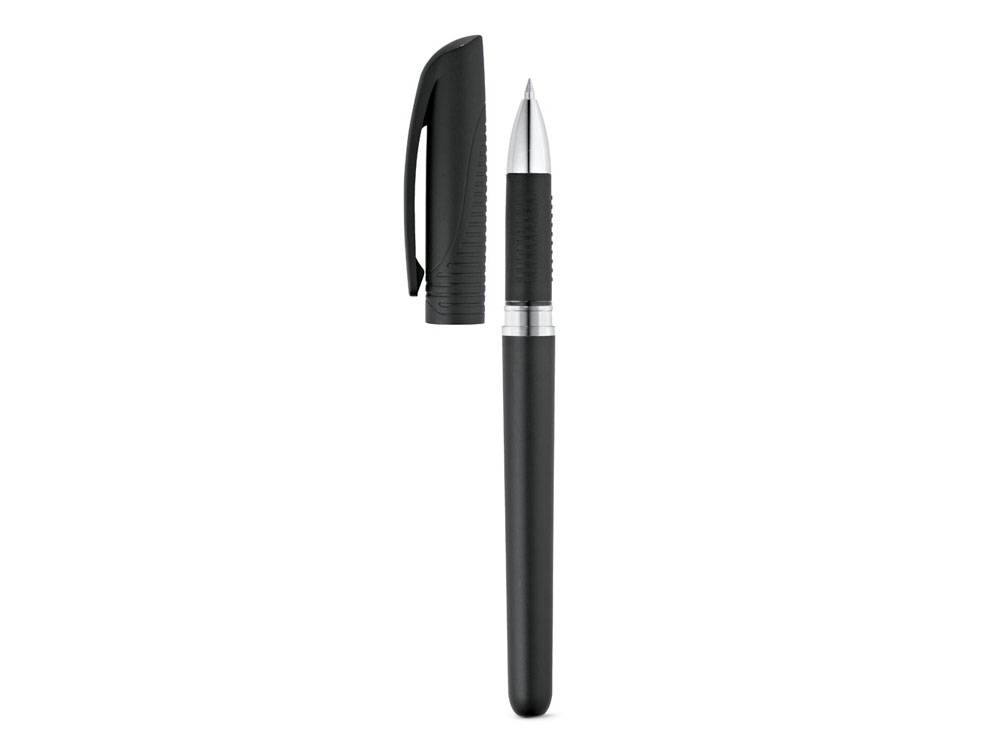 Ручка пластиковая шариковая «SURYA» с гелевым стержнем, черный, пластик