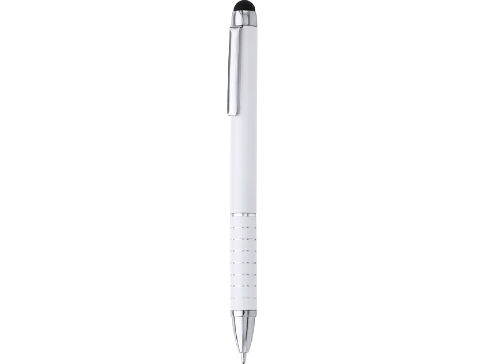 Ручка-стилус металлическая шариковая CANAIMA, белый