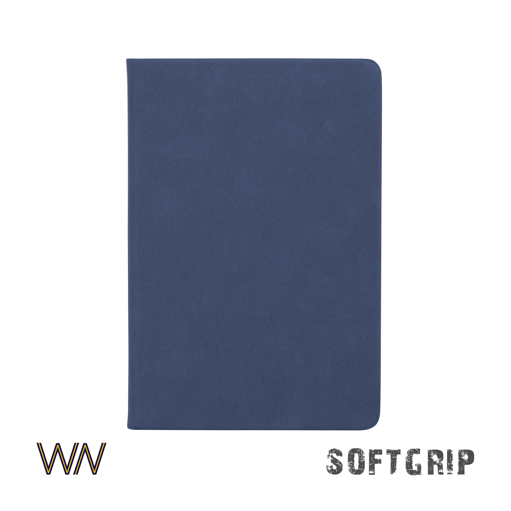 Ежедневник недатированный "Флоренция", А5, покрытие soft grip, синий, искусственная кожа/soft grip