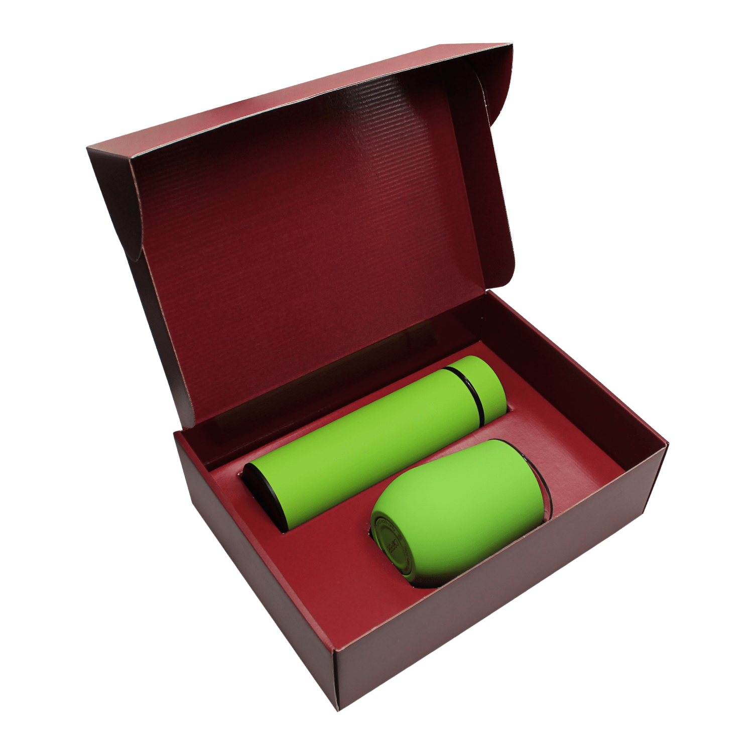 Набор Hot Box C (софт-тач) (салатовый), зеленый, soft touch