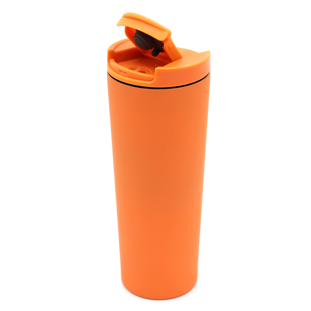 Термокружка Carroll софт-тач, оранжевого цвета, оранжевый