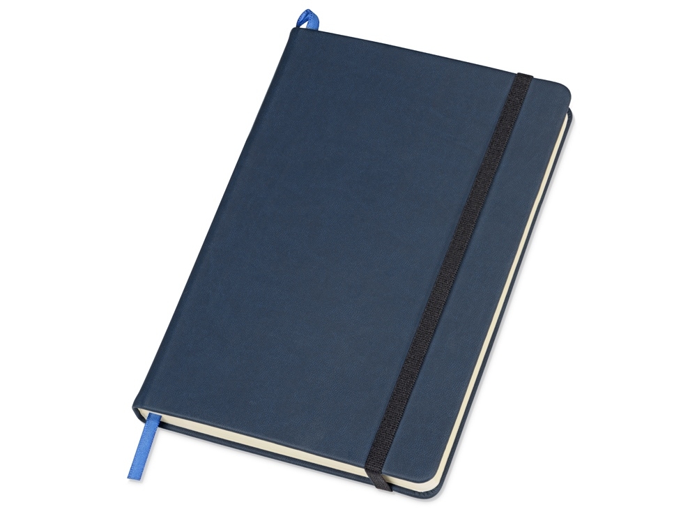 Подарочный набор «Megapolis Velvet»: ежедневник А5 , ручка шариковая, синий, кожзам, soft touch