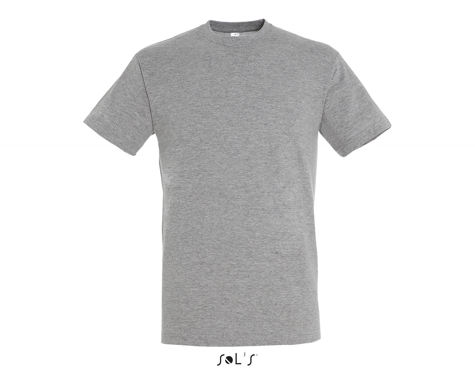 Фуфайка (футболка) REGENT мужская,Серый меланж 4XL, серый меланж