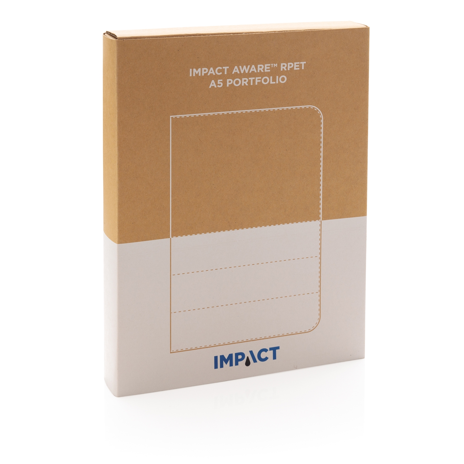Органайзер Impact из RPET AWARE™, А5, черный, rpet; бумага