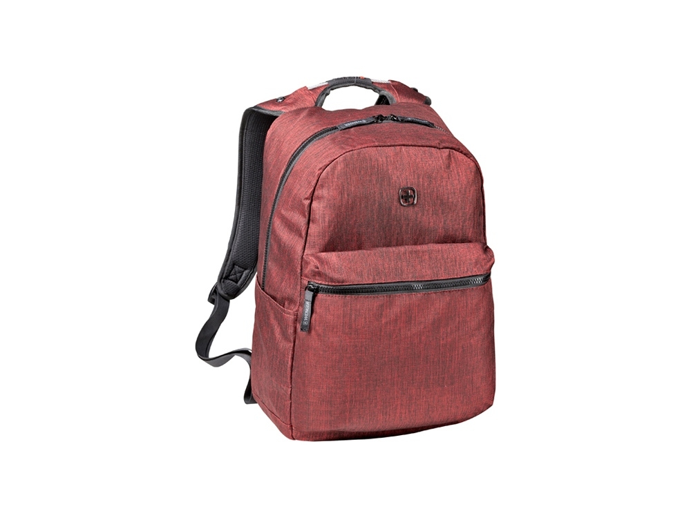 Рюкзак с отделением для ноутбука 14", бордовый, полиэстер