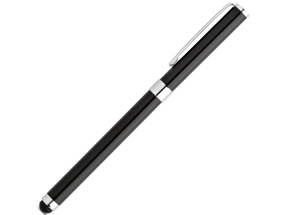Ручка из металла с стилусом «TOUCH», черный, металл