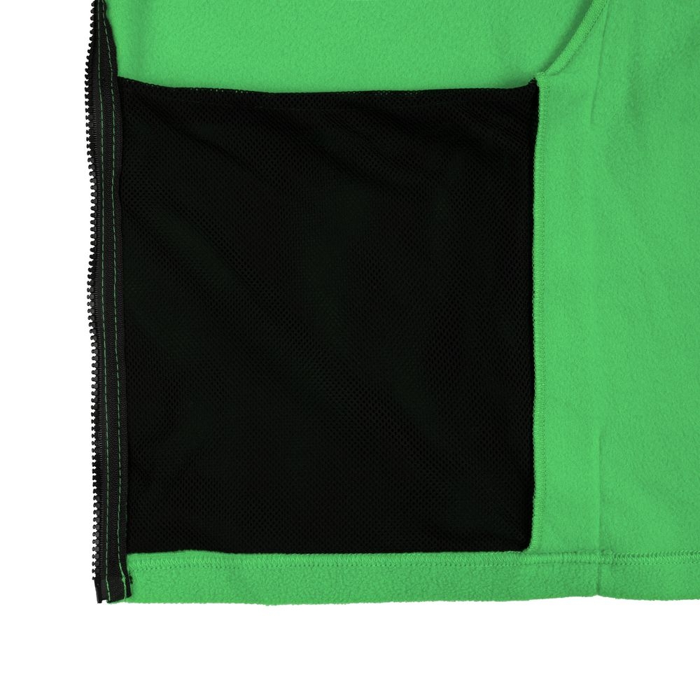 Куртка флисовая унисекс Manakin, зеленое яблоко, зеленый, флис