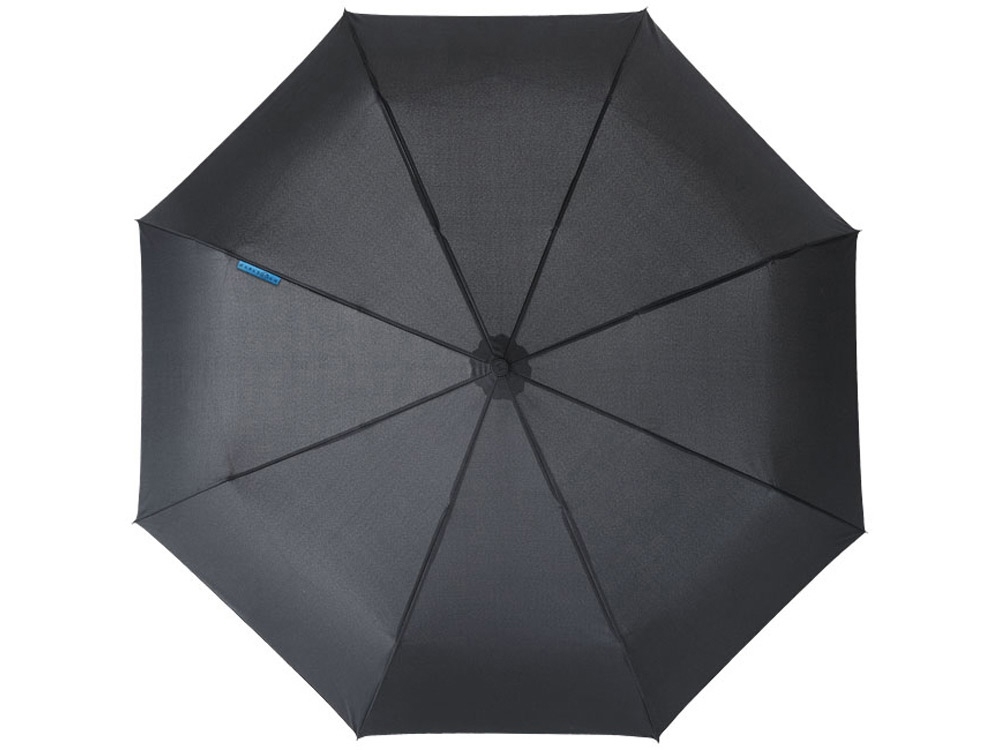 Зонт складной «Traveler», черный, полиэстер