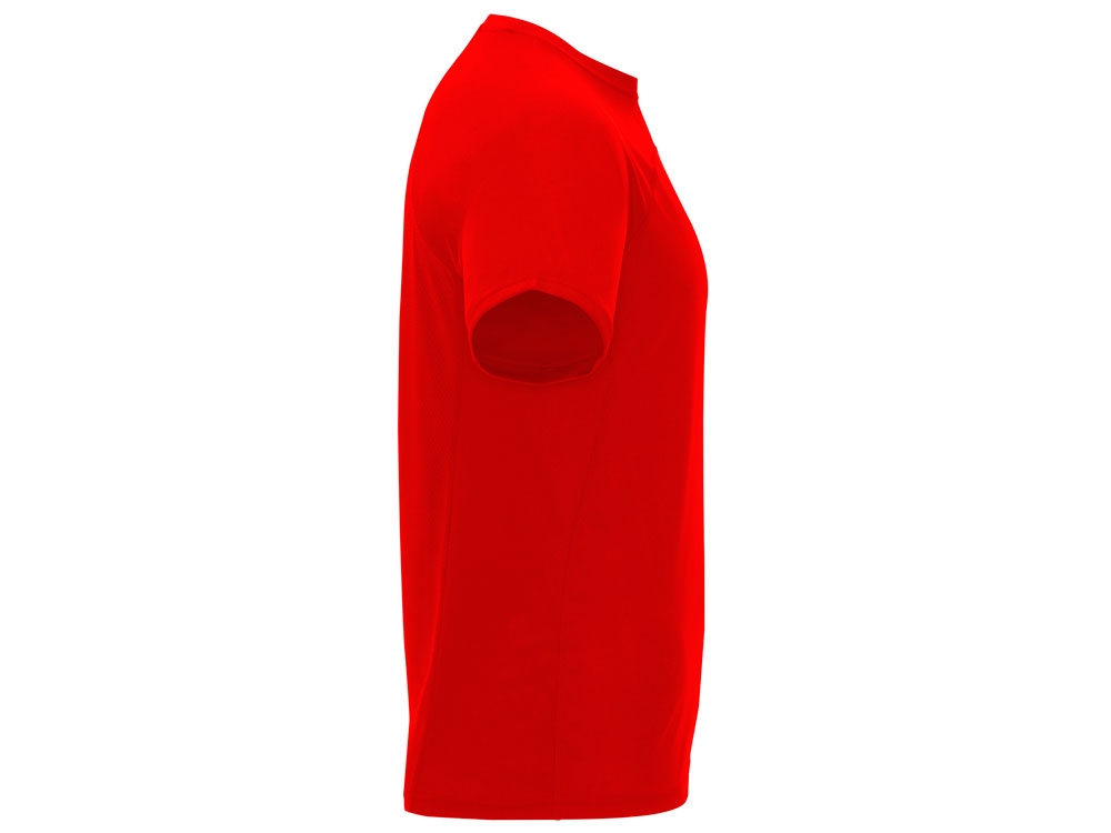 Спортивная футболка «Monaco» унисекс, красный, полиэстер
