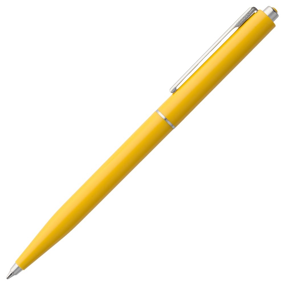 Ручка шариковая Senator Point, ver.2, желтая, желтый, пластик; металл