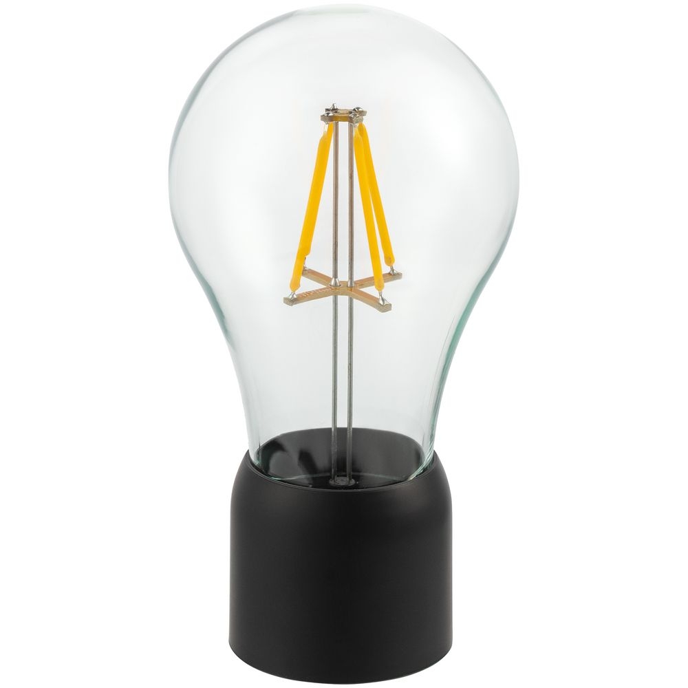 Левитирующая лампа с функцией беспроводной зарядки leviStation, металл; пластик; стекло
