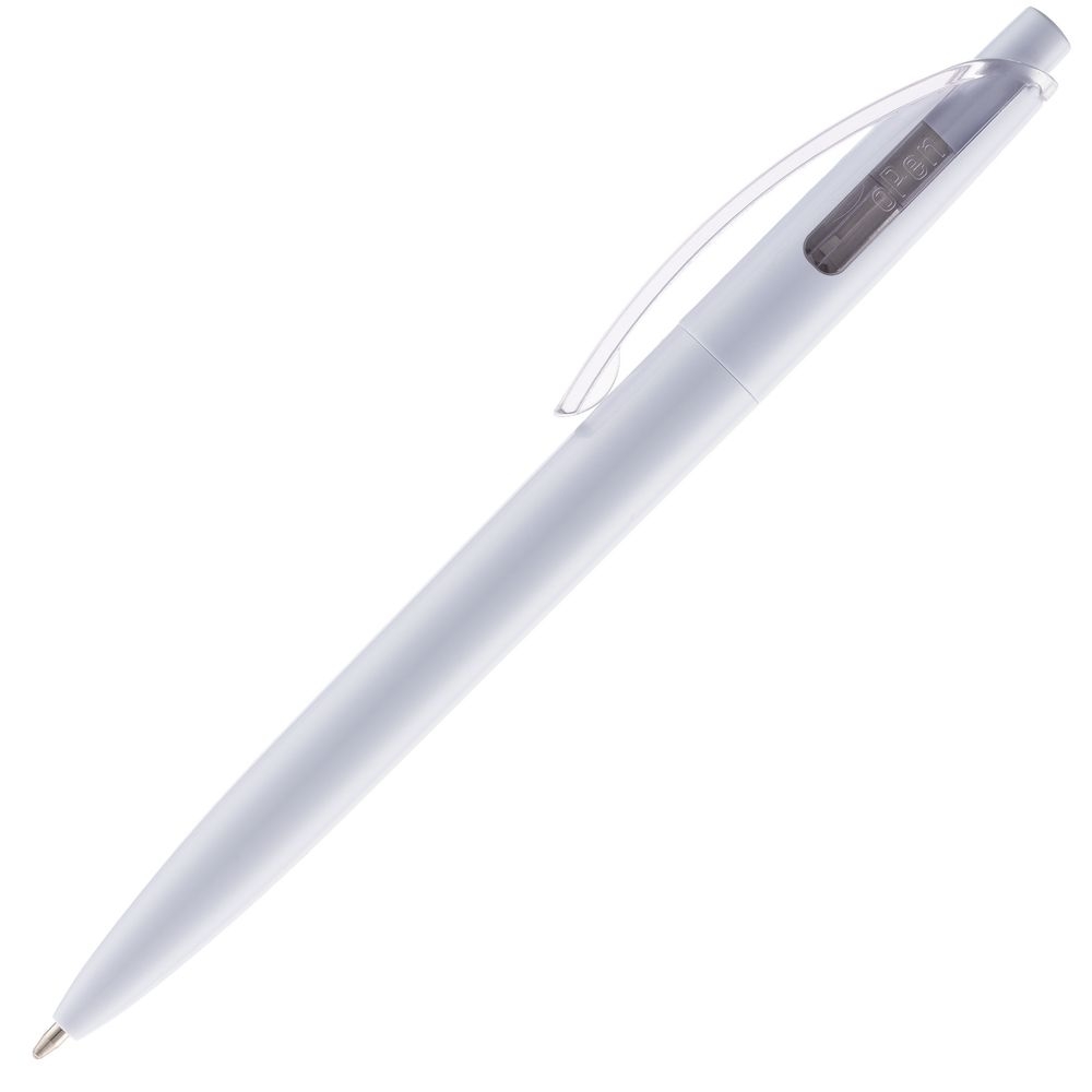 Ручка шариковая Bento, белая, белый, пластик