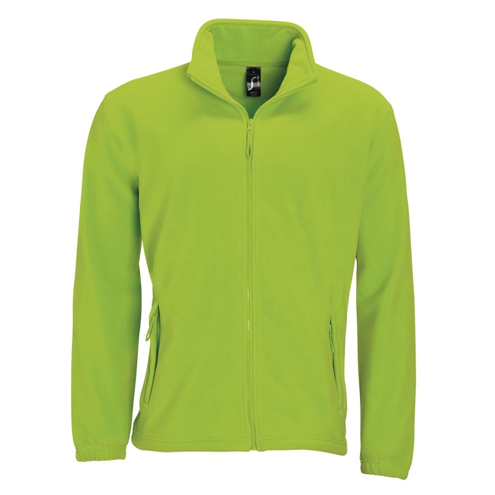 Куртка мужская North 300, зеленый лайм, зеленый, полиэстер 100%, плотность 300 г/м²; флис