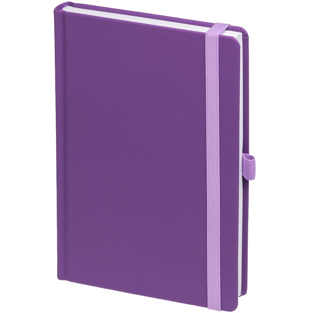 Ежедневник Favor, недатированный, фиолетовый, фиолетовый, искусственная кожа; покрытие софт-тач