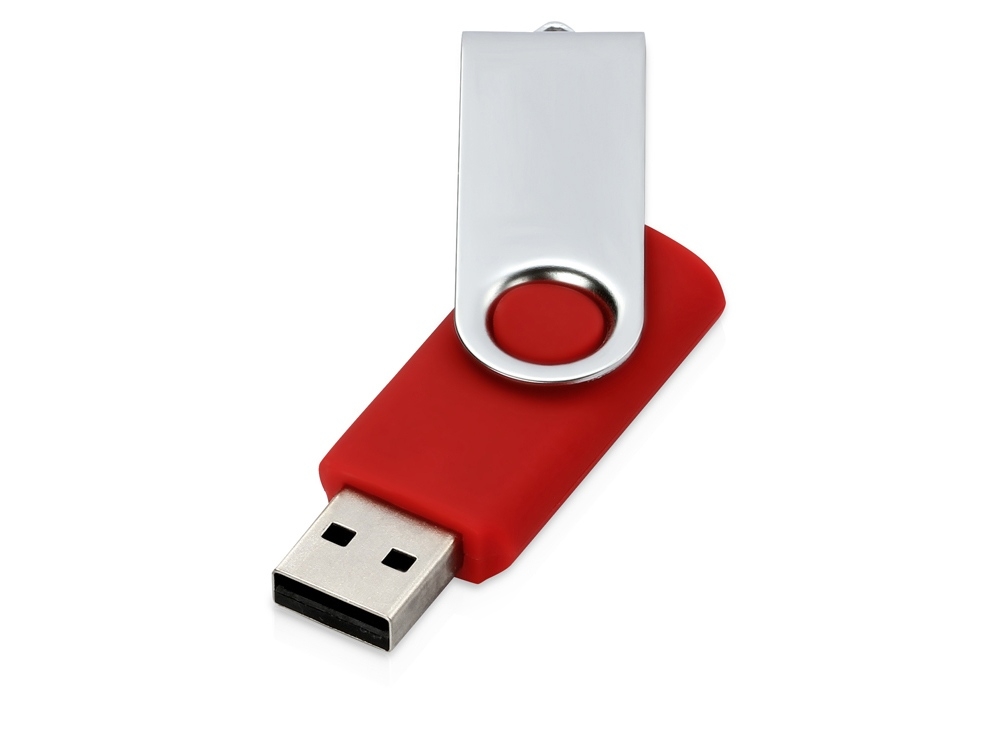 USB-флешка на 32 Гб «Квебек», красный, soft touch