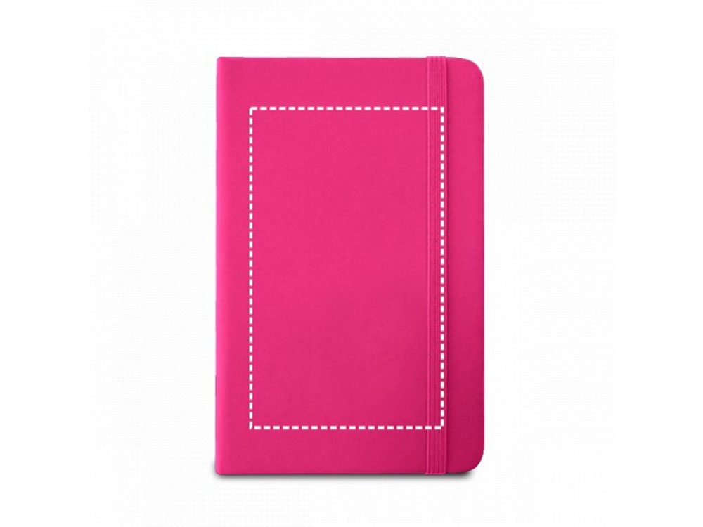 Блокнот карманного размера «BECKETT», розовый, кожзам