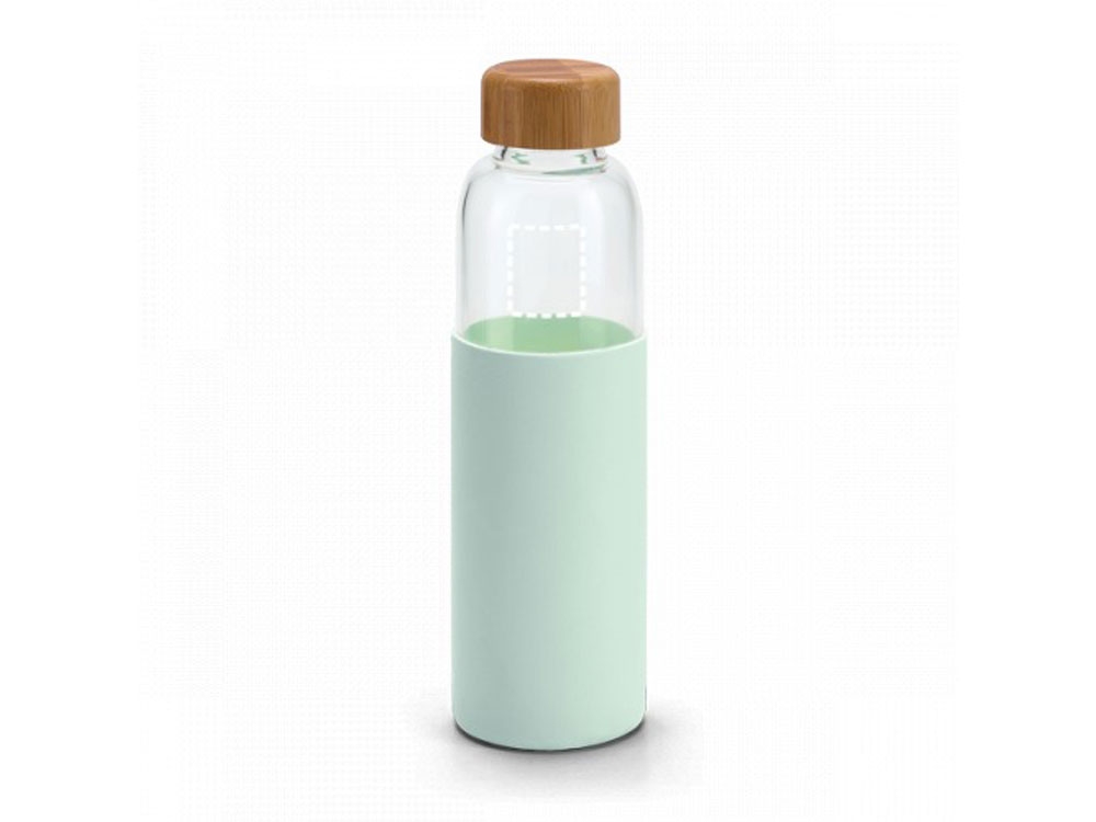 Бутылка 600 мл «DAKAR», зеленый, стекло