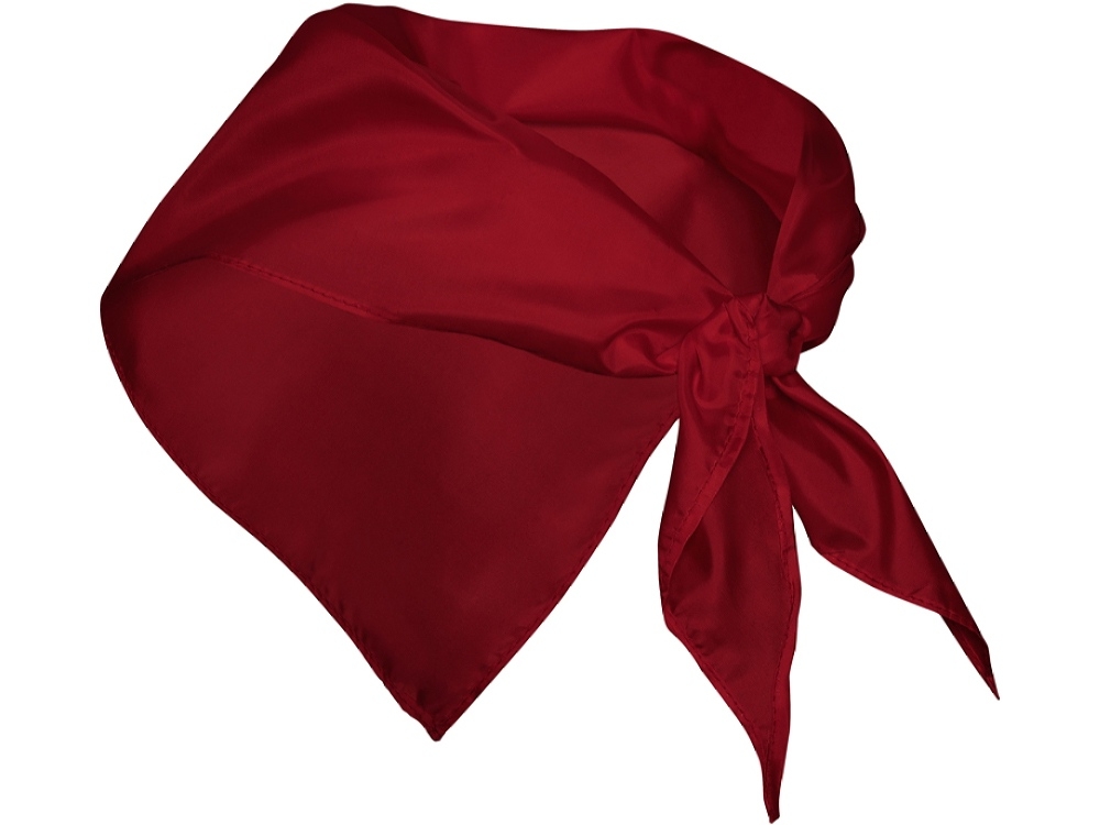 Шейный платок FESTERO треугольной формы, бордовый, полиэстер