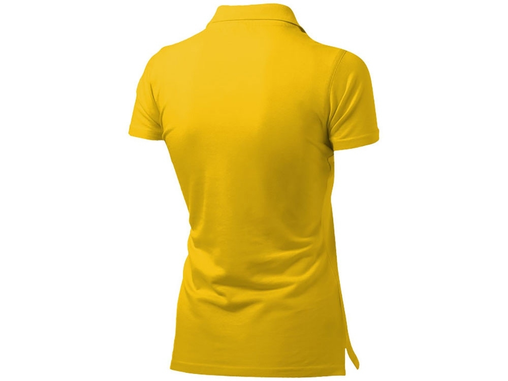 Рубашка поло "First" женская, желтый, хлопок