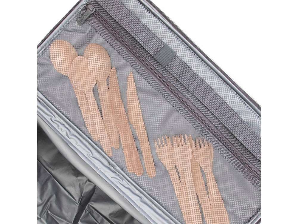 Изотермическая сумка-холодильник, серый, полиэстер