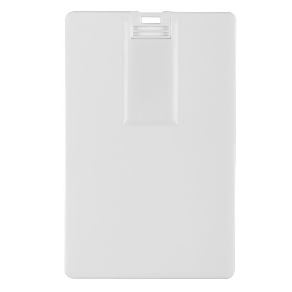 Флешка Card, 8 Гб, белая, белый, пластик