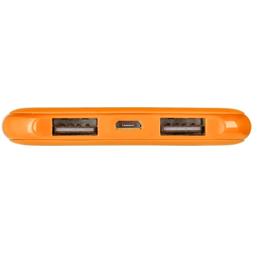Внешний аккумулятор Uniscend Half Day Compact 5000 мAч, оранжевый, оранжевый, пластик; покрытие софт-тач