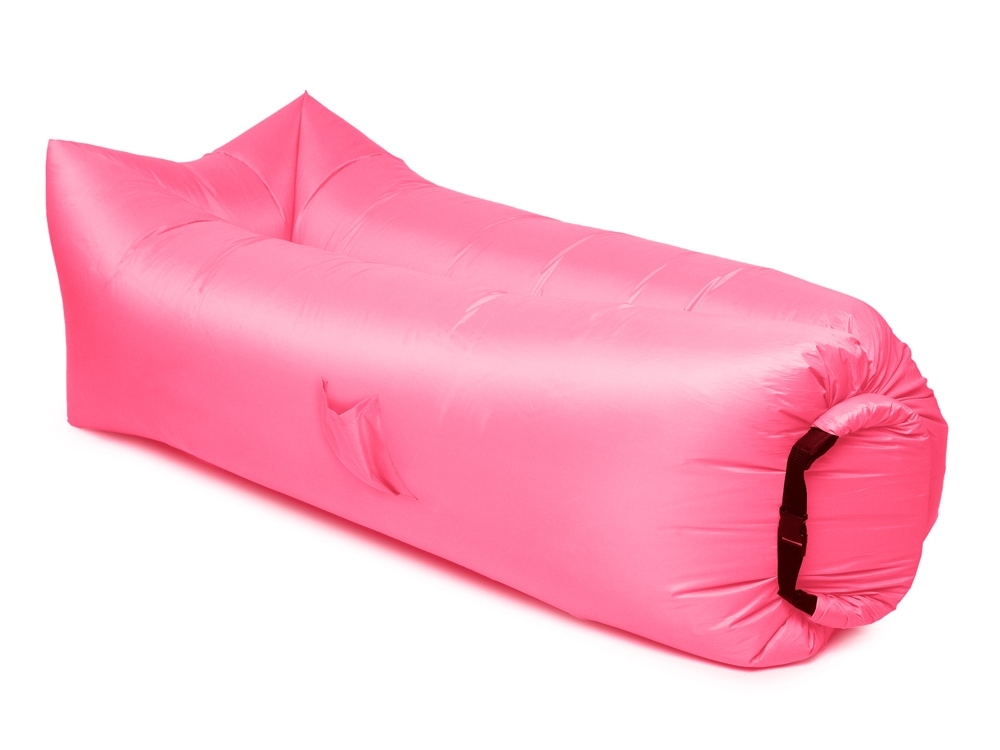 Надувной диван «Биван 2.0», розовый, полиэстер
