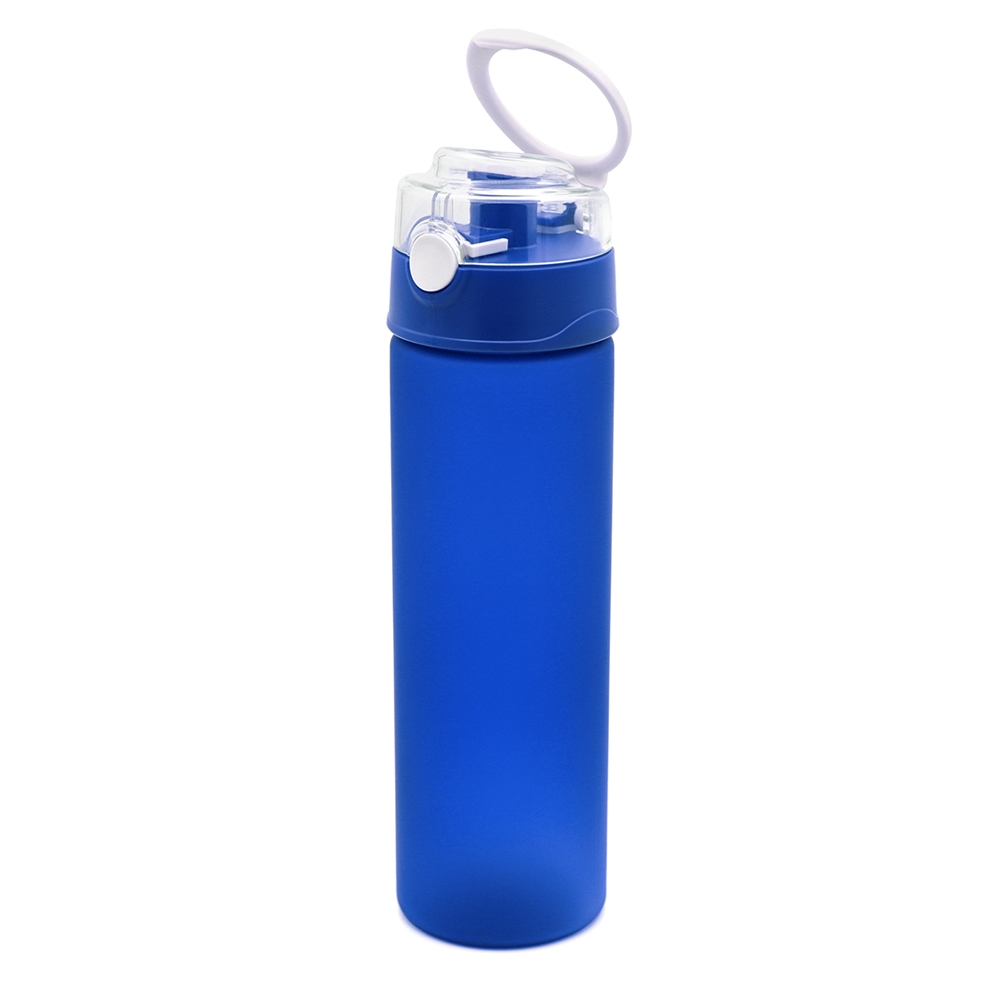Пластиковая бутылка Narada Soft-touch, синяя, синий