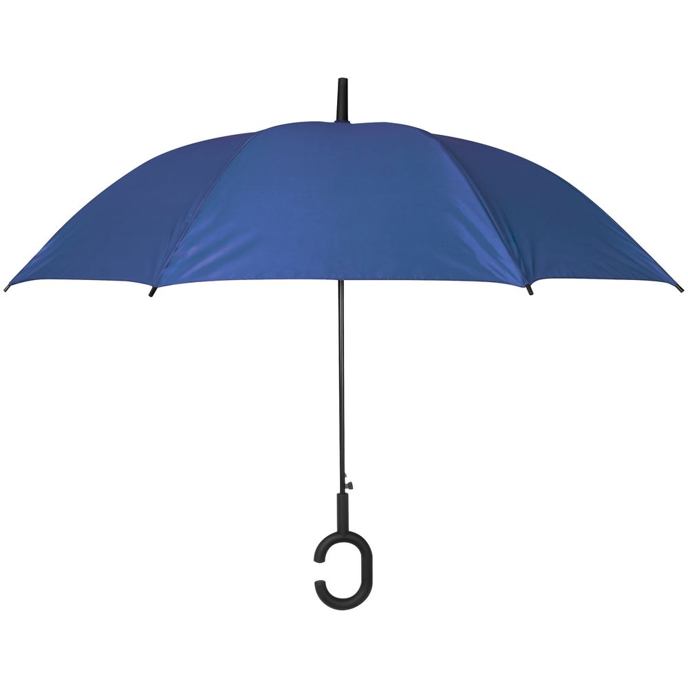 Зонт-трость Charme, синий, синий, полиэстер