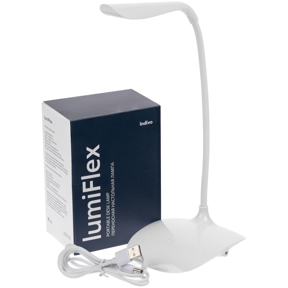 Беспроводная настольная лампа lumiFlex, ver.2, пластик