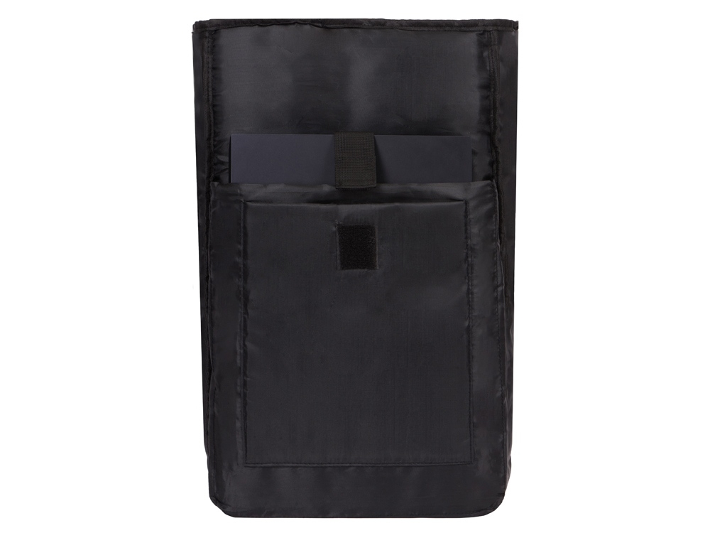 Рюкзак «Vel» для ноутбука 15" из переработанного пластика, черный, полиэстер