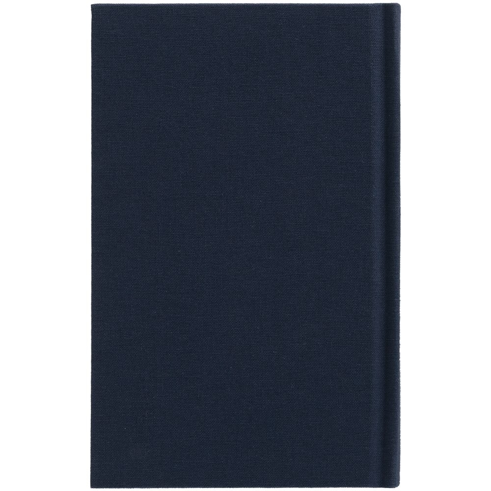 Ежедневник Lotus Mini, недатированный, синий, синий, ткань