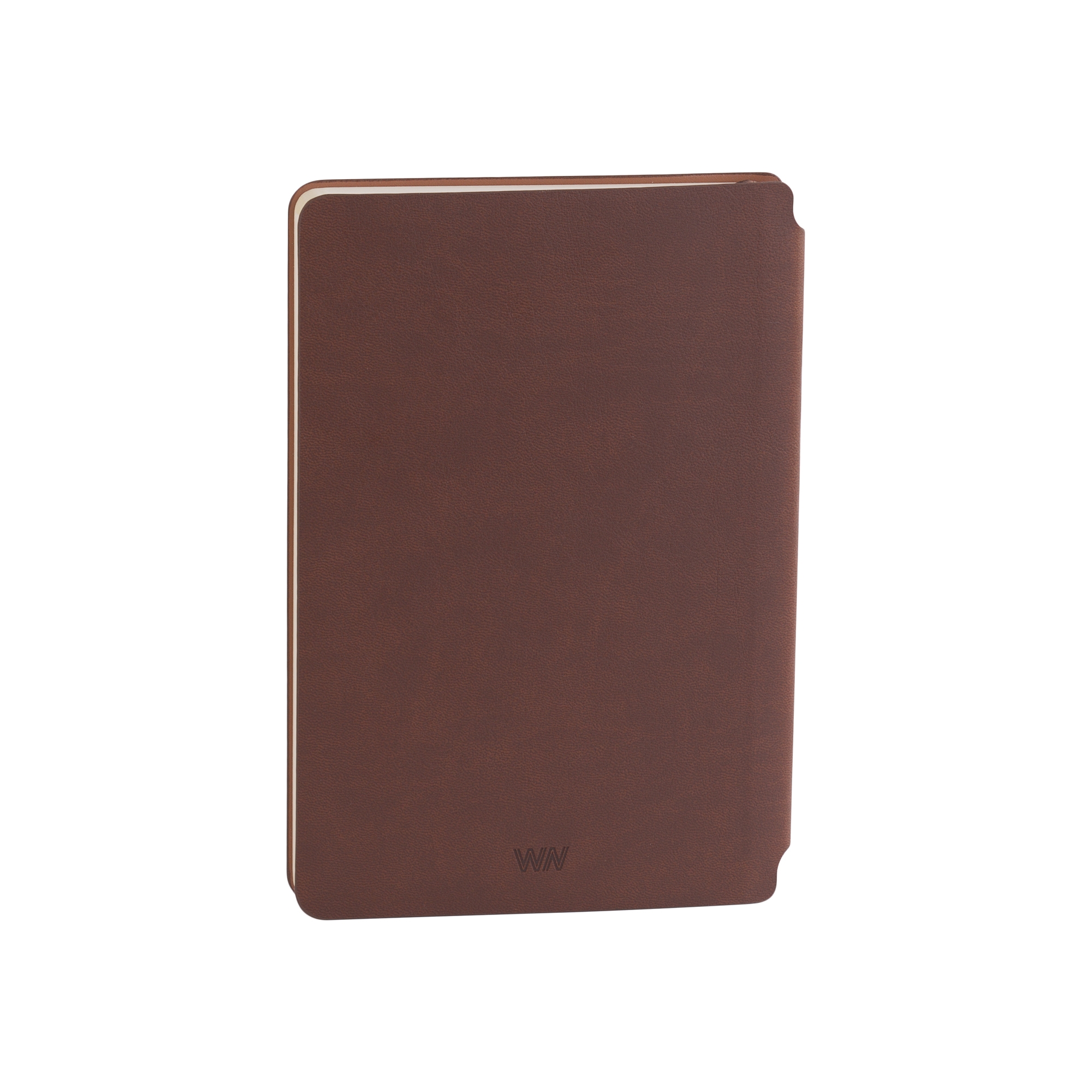 Ежедневник недатированный "Альба", формат А5, гибкая обложка, коричневый, кожзам
