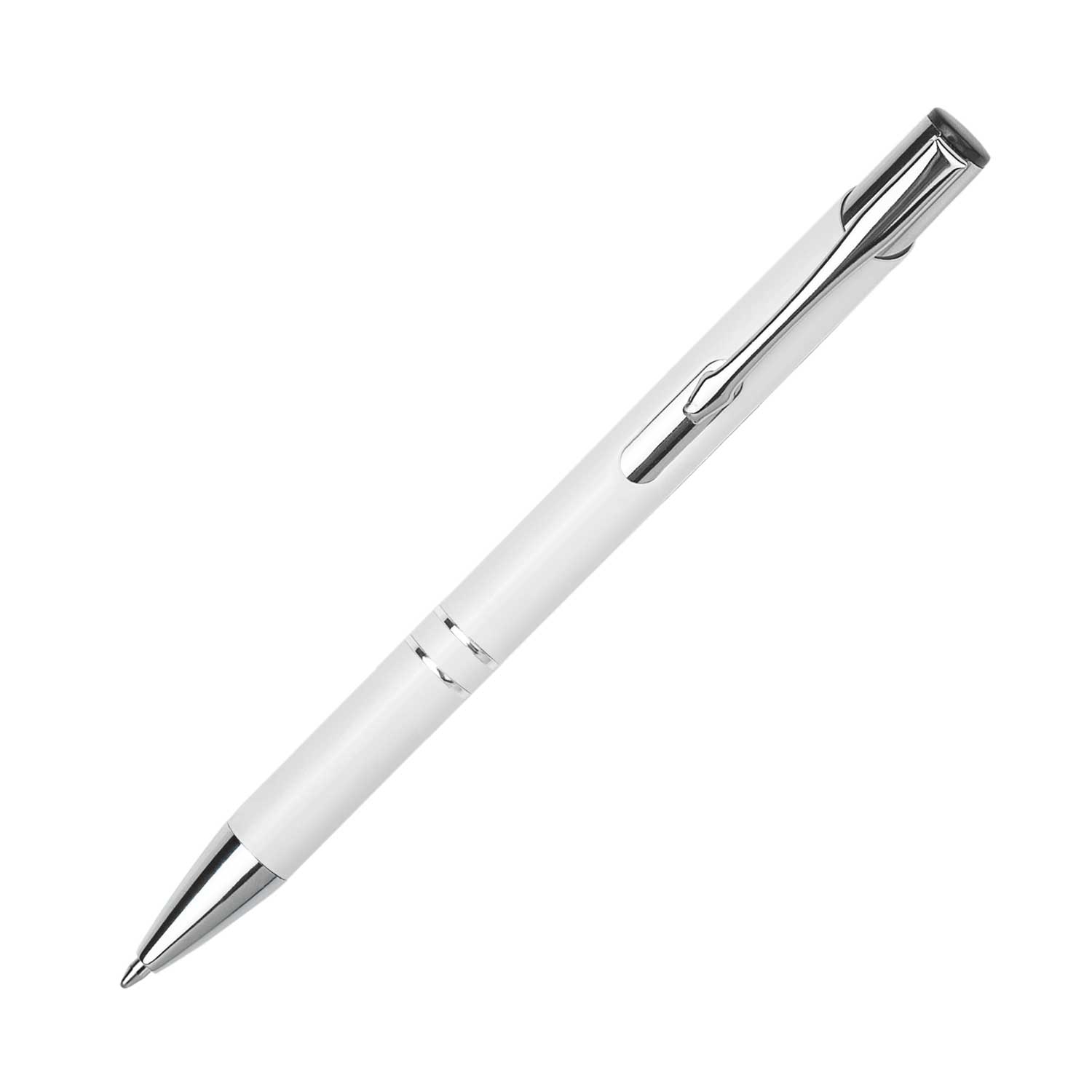 Шариковая ручка Alpha Neo, белая, белый