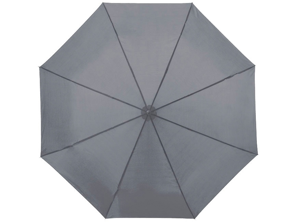 Зонт складной «Ida», серый, полиэстер
