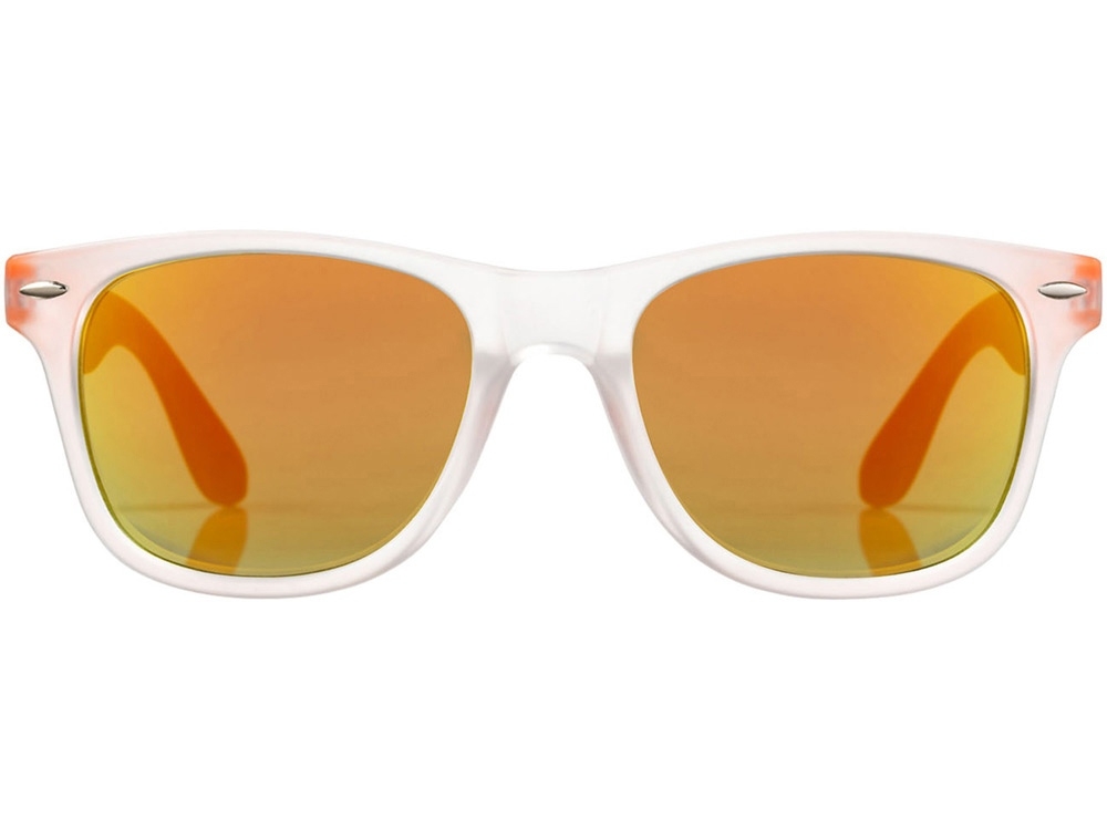 Очки солнцезащитные «California», белый, оранжевый, поликарбонат