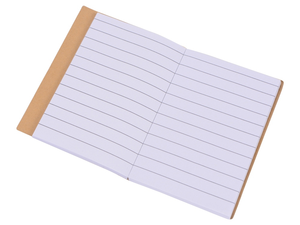 Блокнот «Samui» с шариковой ручкой, черный, бежевый, пластик, картон, бумага