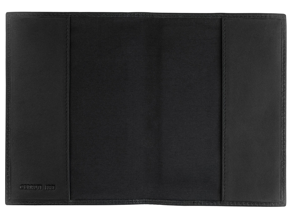 Обложка для паспорта Irving Black, черный, кожа