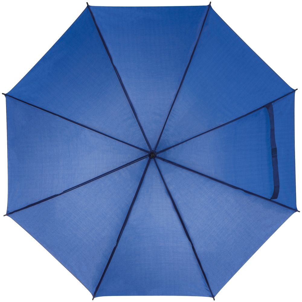 Зонт-трость Lido, синий, синий, полиэстер