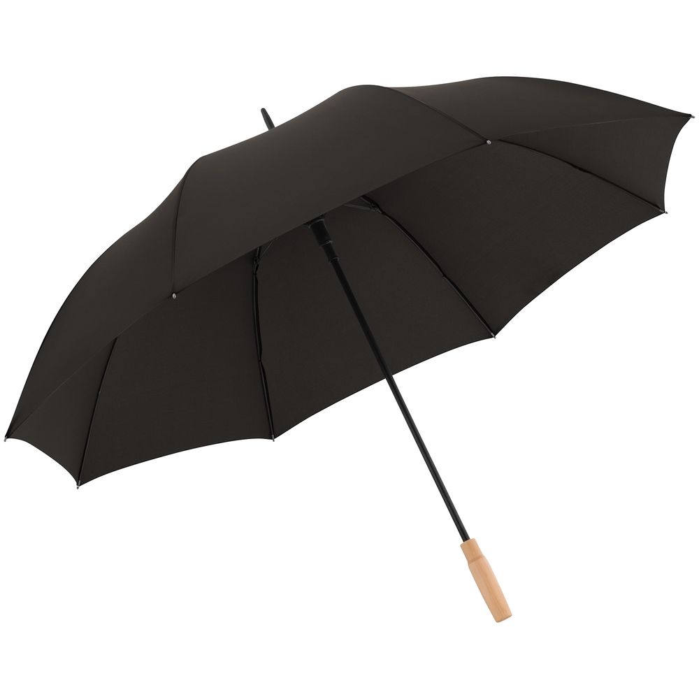Зонт-трость Nature Golf Automatic, черный, черный, полиэстер