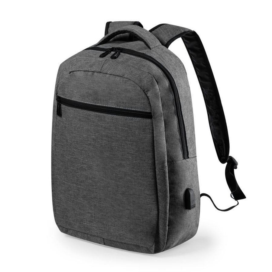 Рюкзак "Mispat", серый, 42x32x15 см, 100% полиэстер 600D, серый, 100% полиэстер 600d